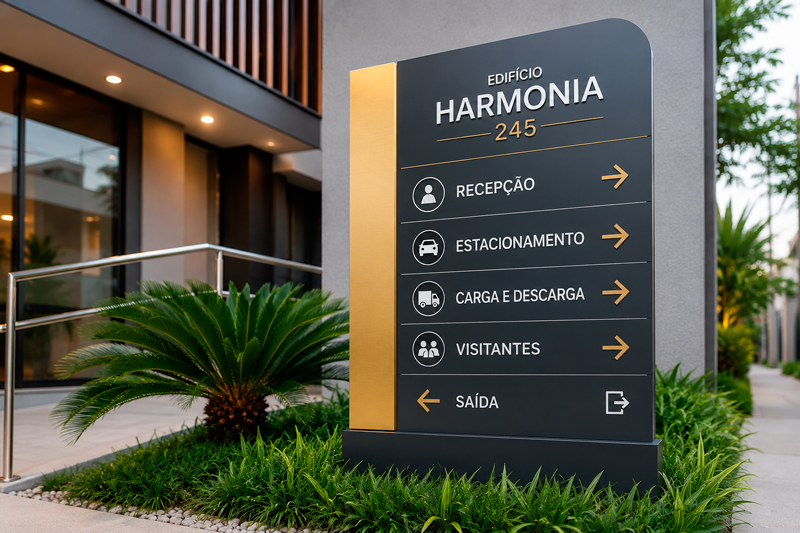 Placas externas personalizadas